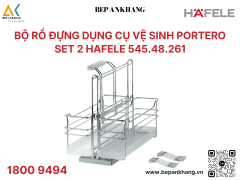 Ngăn kéo vật liệu làm sạch Hafele để lắp đế 276 x 468 x 395 mm 545.48.261
